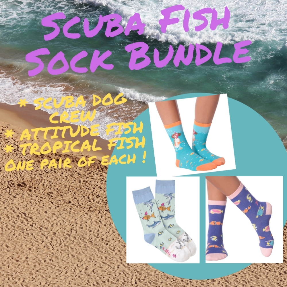 SOCKS K.BELL Scuba/Tropical Fish BUNDEL